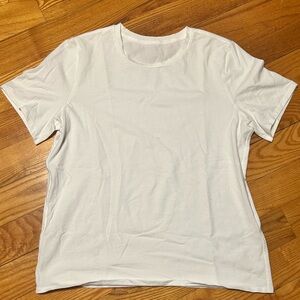 Lululemon Athletica White Short Sleeve Tee